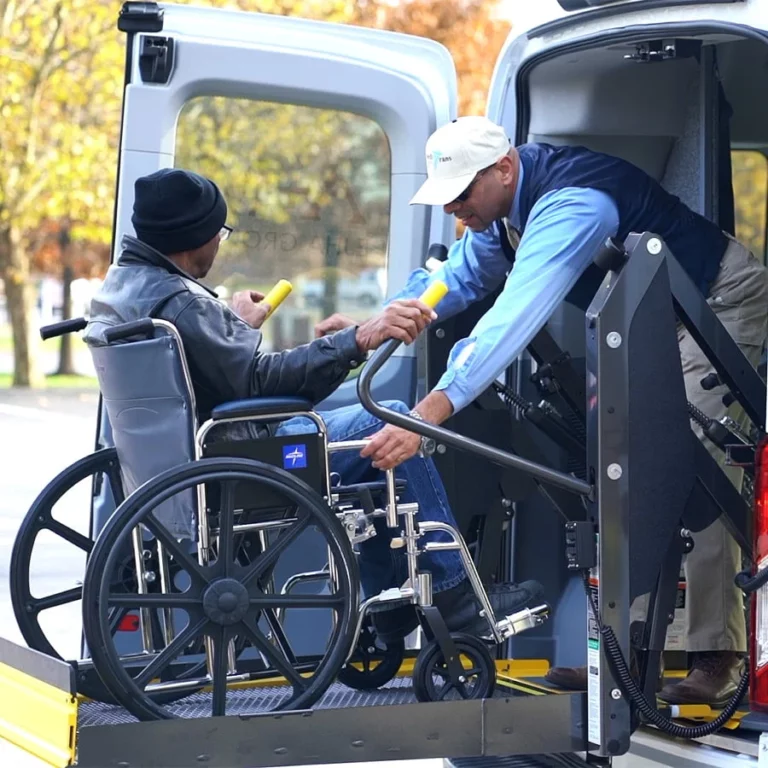 wheelchair to van